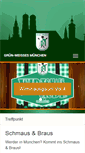 Mobile Screenshot of gruen-weisses-muenchen.de