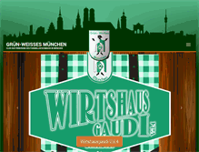 Tablet Screenshot of gruen-weisses-muenchen.de